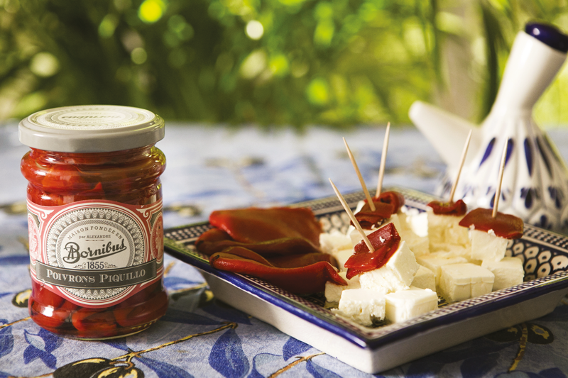 Brochettes apéritives Bornibus BS1809 poivrons piquillo