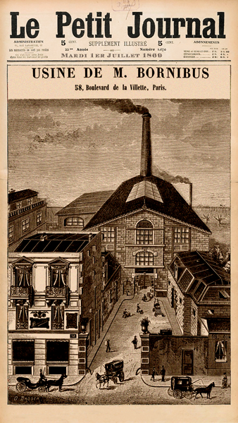 vintage poster vieux Bornibus