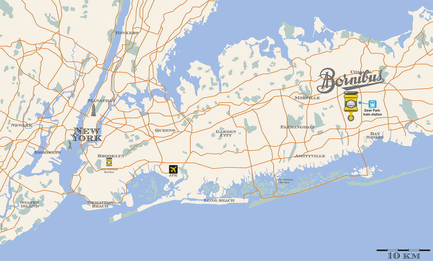 Plan Long Island Bornibus USA