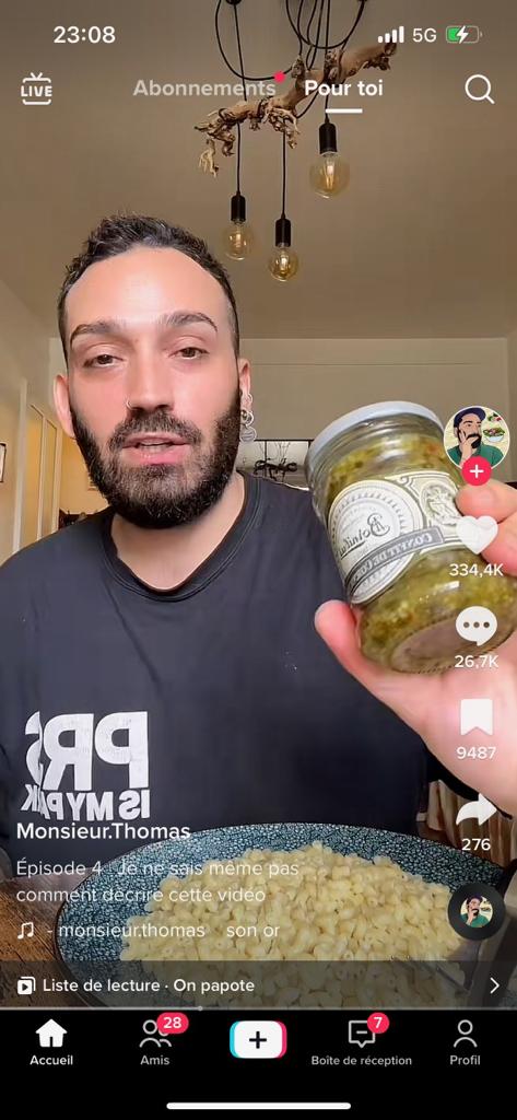 Monsieur Thomas confit de cornichon