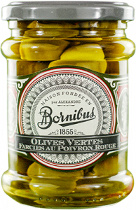 BS1807 Olives farcies au poivrons rouge